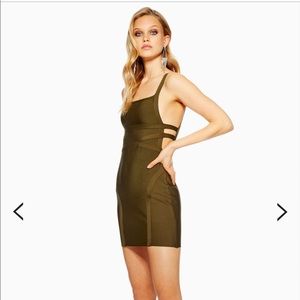 NWT cute olive green minidress
